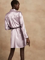 Muse Silk Shirtdress