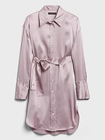 Muse Silk Shirtdress