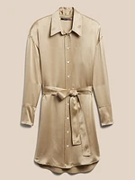 Muse Silk Shirtdress