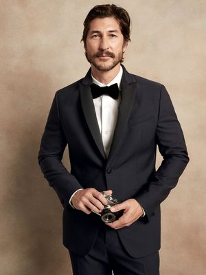 Slim Navy Tuxedo Jacket