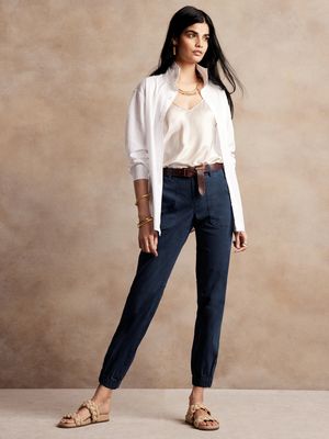 Petite Slim Utility Pant