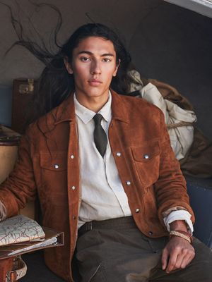 Heritage Suede Trucker Jacket