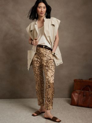 Petite Allure Silk Cargo Pant