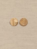 Mini Moon Stud Earrings | Aureus + Argent