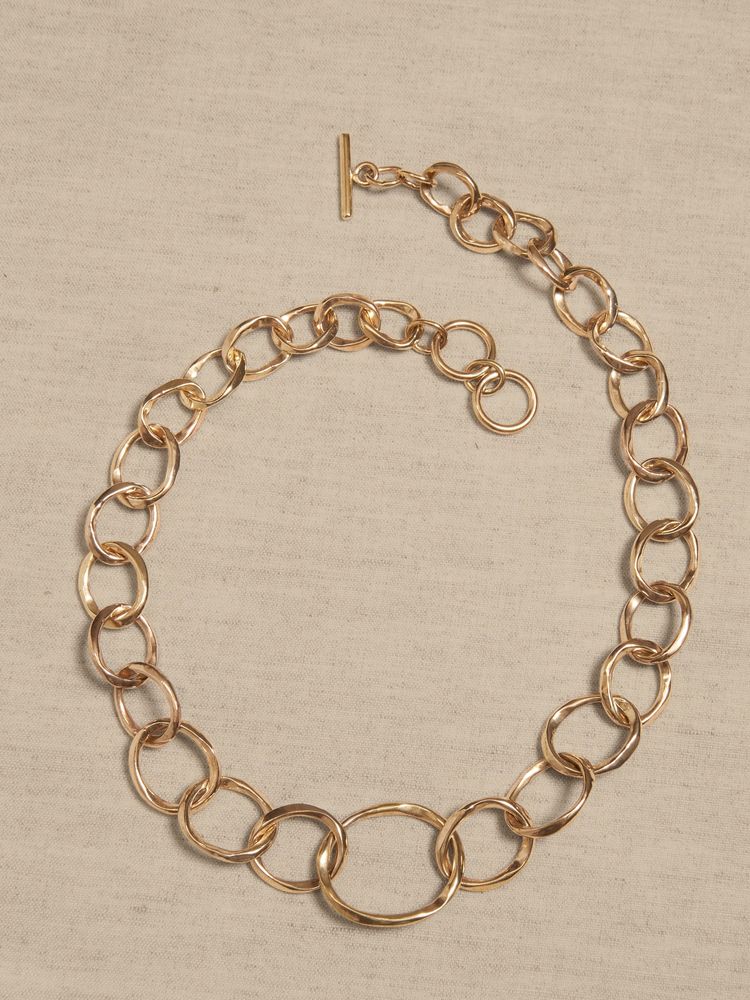 Brass Links Chain Necklace | Aureus + Argent