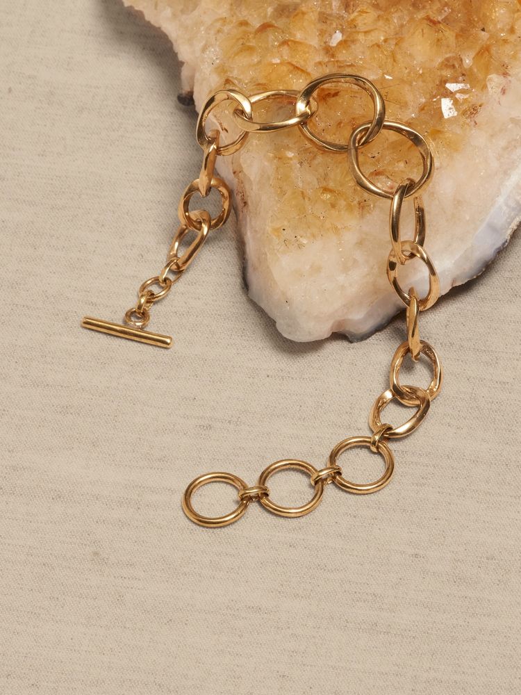 Brass Links Chain Bracelet | Aureus + Argent