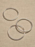 Ravena Triple Bangle Set by Aureus + Argent