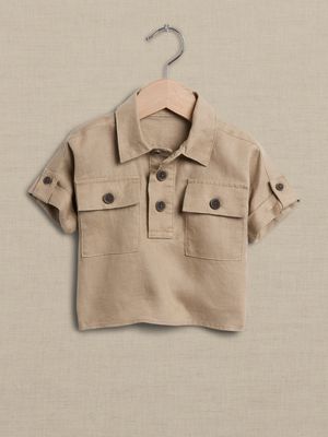 Linen Explorer Shirt for Baby