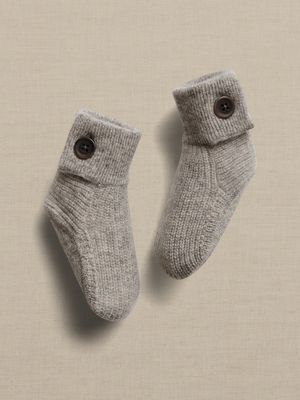 Curio Cashmere Booties for Baby