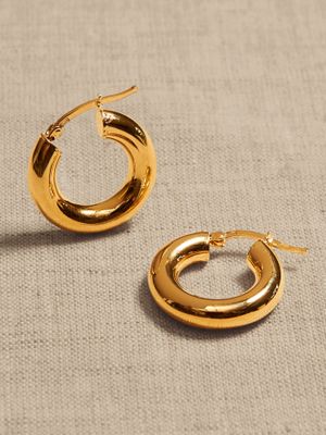 Ravena Mini Hoop Earrings | Aureus + Argent