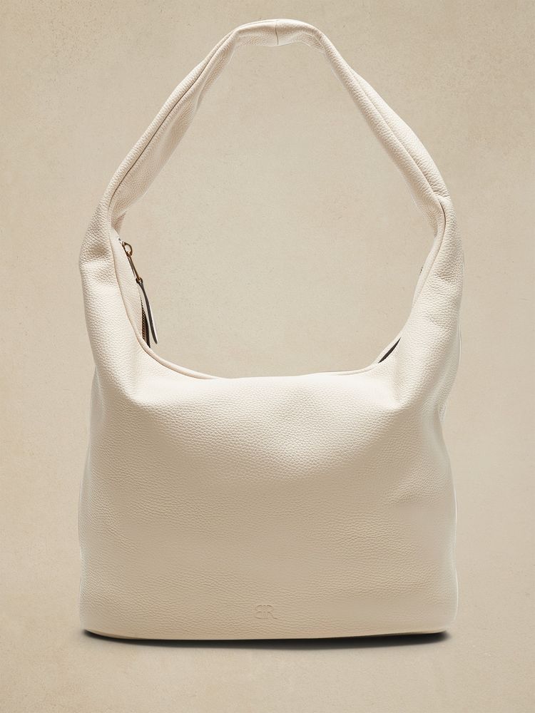 Slouchy Leather Tote
