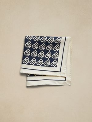 Printed Silk Pocket Square