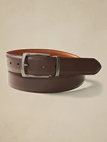 Reversible Leather Dress Belt