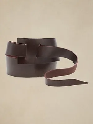 Punto Pull-Through Leather Belt