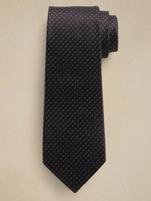 Micro Natte Silk Tie