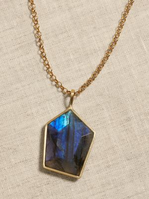 Random Facet Pendant Necklace | Aureus + Argent