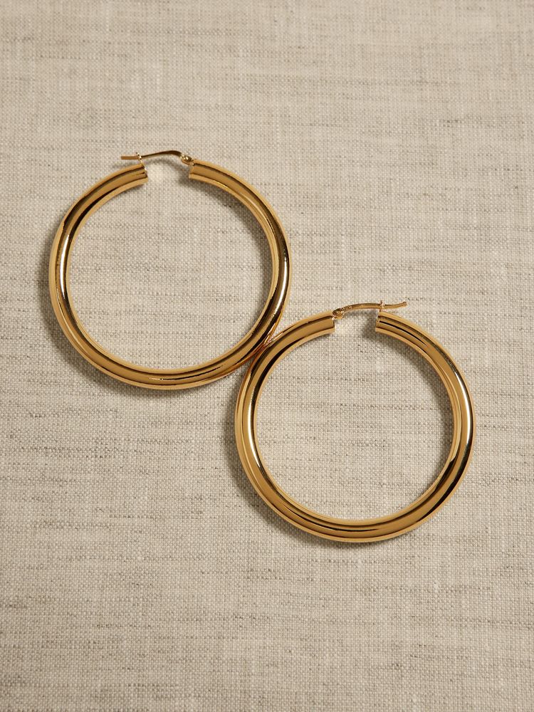 Ravena Hoop Earrings | Aureus + Argent