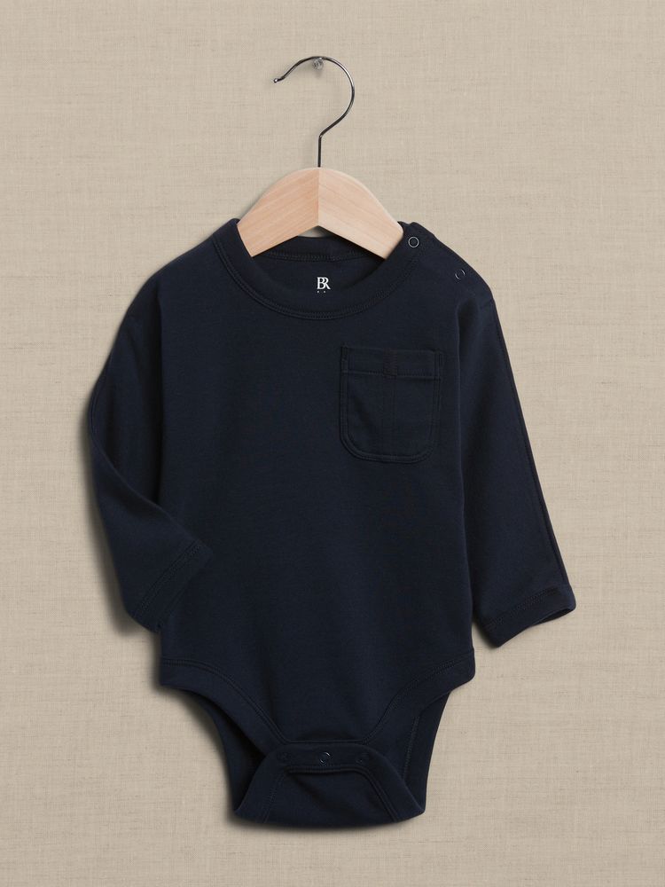 Essential SUPIMA® Long-Sleeve Bodysuit for Baby