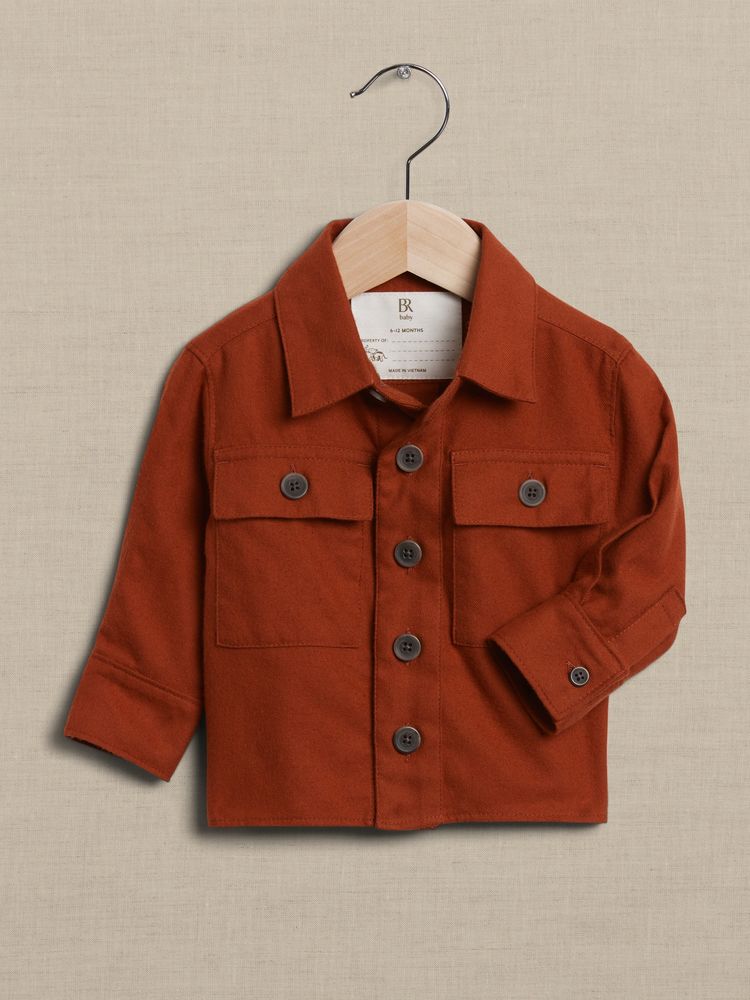 Flannel Explorer Shirt for Baby