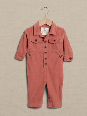 Corduroy Flightsuit for Baby