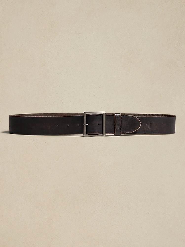 Rugged Leather Belt
