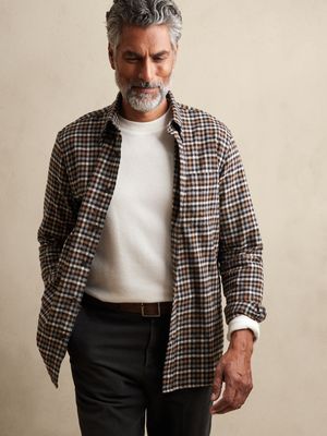Untucked Flannel Shirt