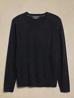 Italian Merino Crew-Neck Sweater