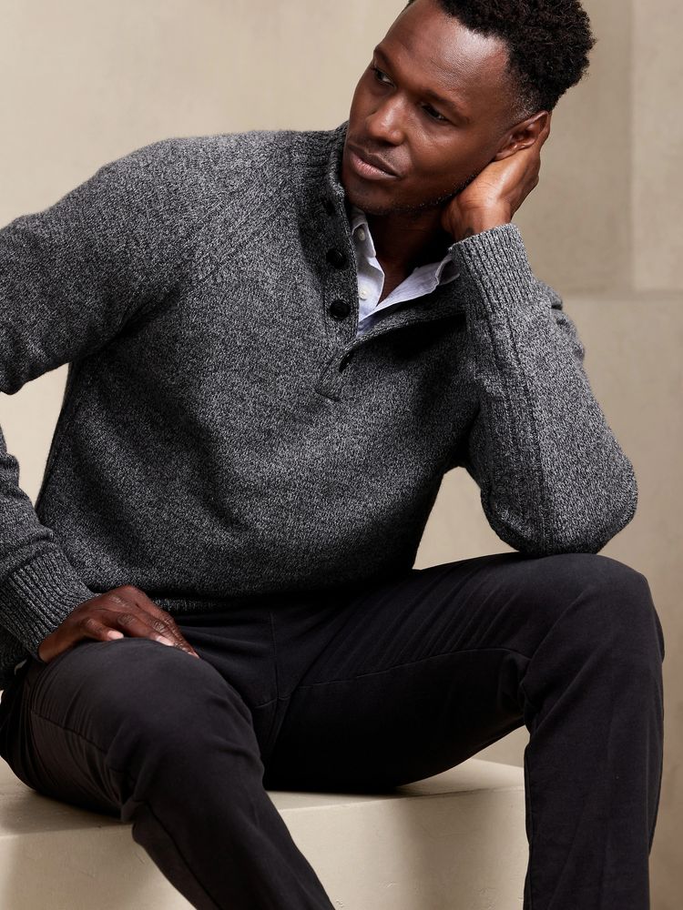 mock neck banana republic