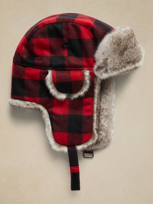 Crown Cap | Plaid Trapper Hat