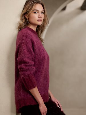 Petite Andi Oversized Alpaca-Blend Sweater