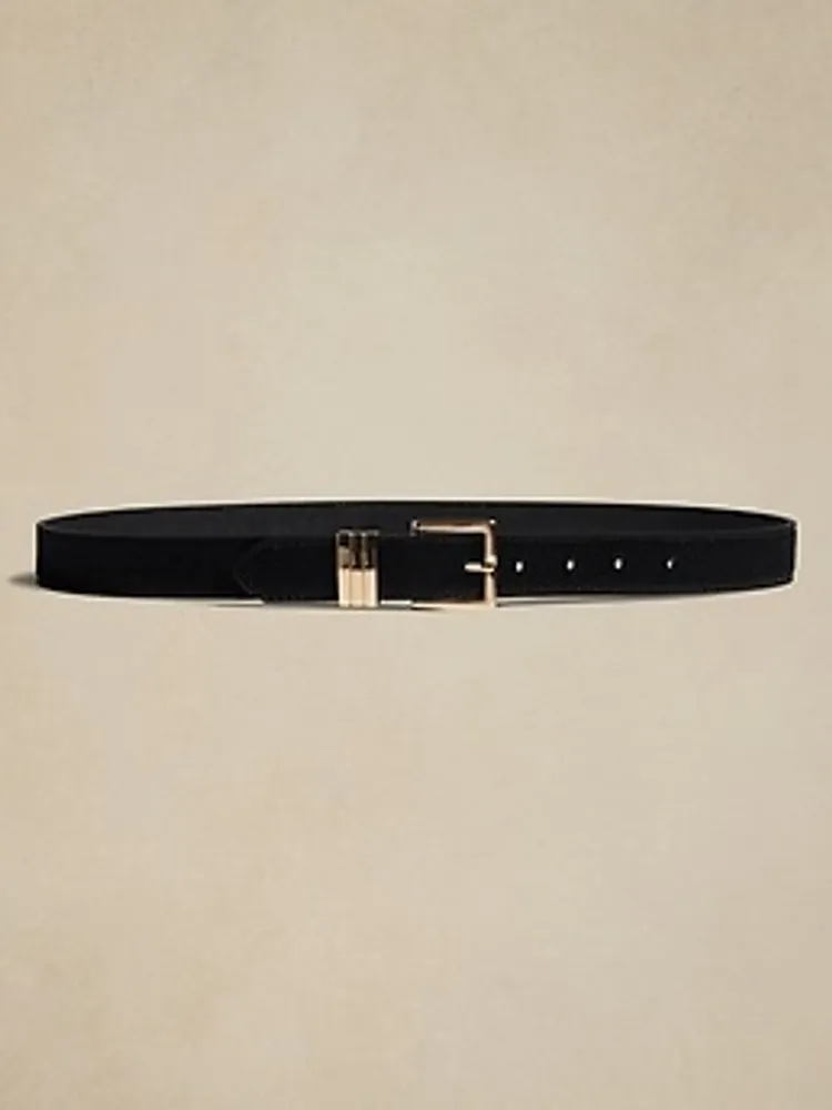Quadrato Leather Belt