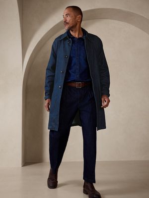 Denim Mac Coat
