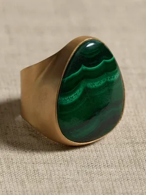 Malachite Ring | Aureus + Argent