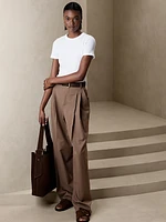 Ribbed Shrunken T-Shirt