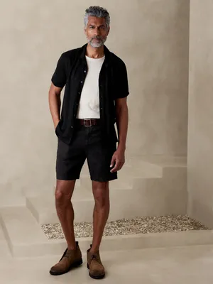 Lino 9" Linen Short