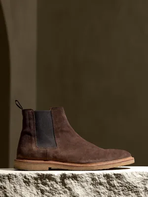 Tanner Suede Boot with Crepe-Sole