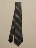 Grenadine Stripe Italian Silk Tie