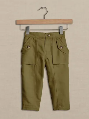 Barrel-Leg Utility Pant for Toddler