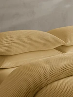 Cotton Waffle-Weave Duvet Cover