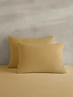 Cotton Waffle-Weave Shams