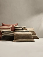 Hand-Woven Linen Stripe Pillow