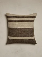 Hand-Woven Linen Stripe Pillow