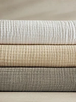 Cotton Gauze Reversible Throw