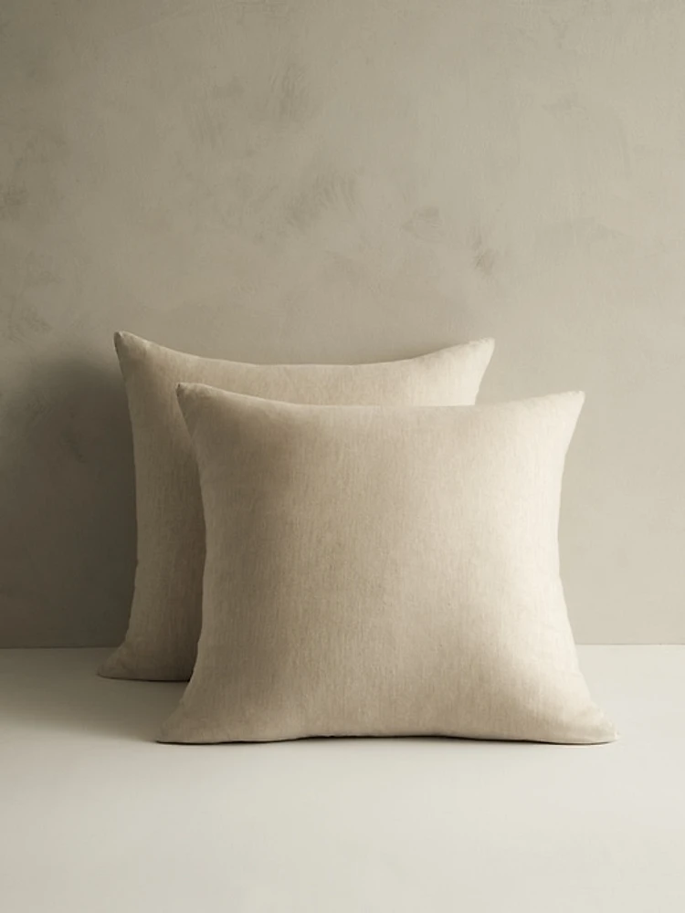 Washed Linen-Cotton Shams