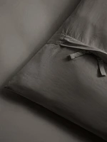 Washed Cotton Percale Duvet Cover