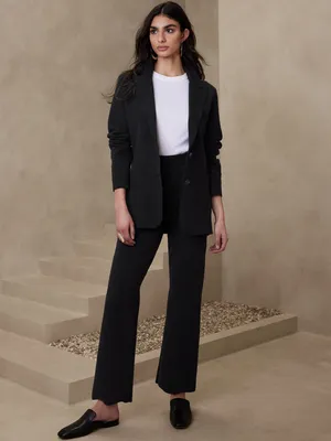 Milano Flare Cropped Sweater Pants