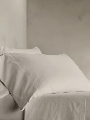 Washed Cotton Percale Pillowcases