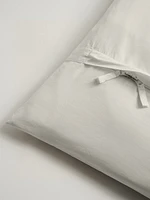 Washed Cotton Percale Duvet Cover