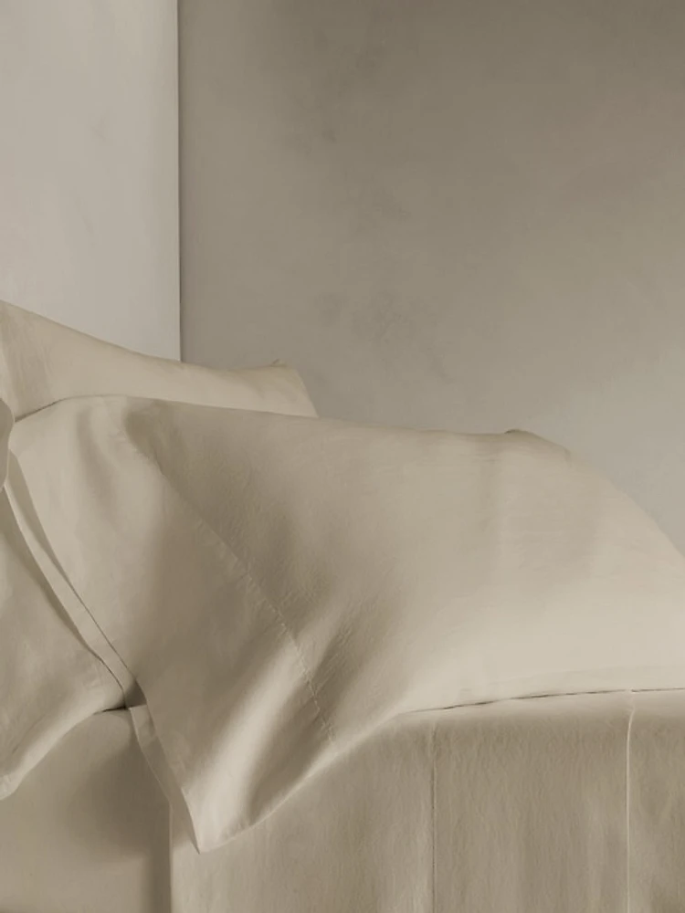 Washed Linen-Cotton Pillowcases