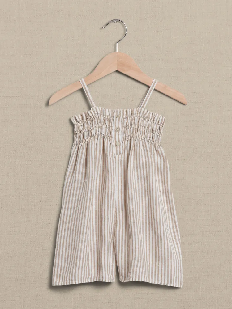 Kenza Linen Jumpsuit for Baby + Toddler